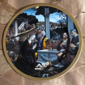 Vintage plate “Adoration of the Shepherds”